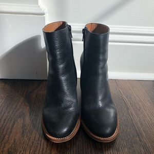 See by chloe block heel boots size 37 1/2